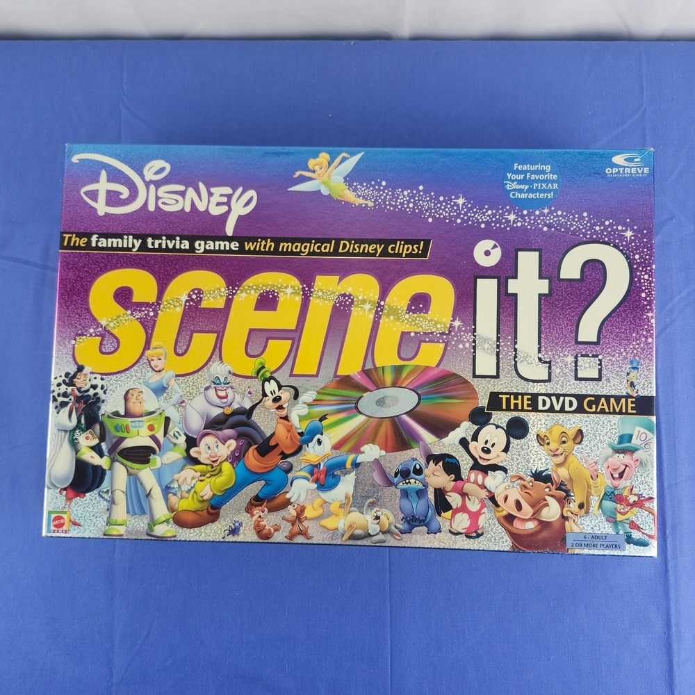 Disney Scene It? Family‎ Trivia Board Game DVD Original 1st Edition VGC - Picture 10 of 11